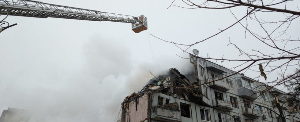 Ukraine Russian strike on a residential building in Poltava