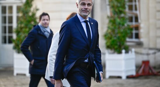 Wauquiez announces his candidacy against Bruno Retailleau LExpress