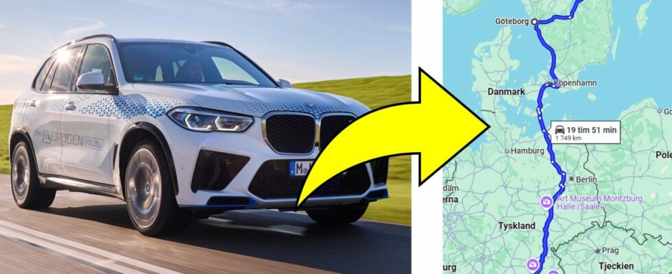 We drove 170 miles on hydrogen in a BMW IX5