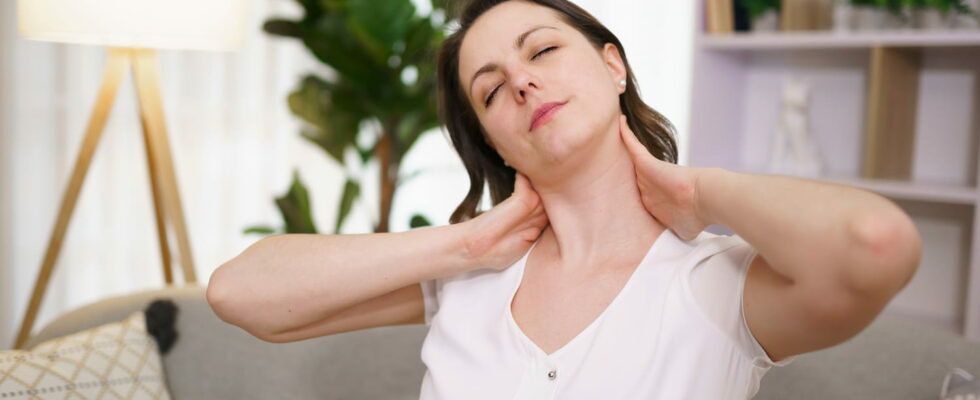 What most often causes cervical pain