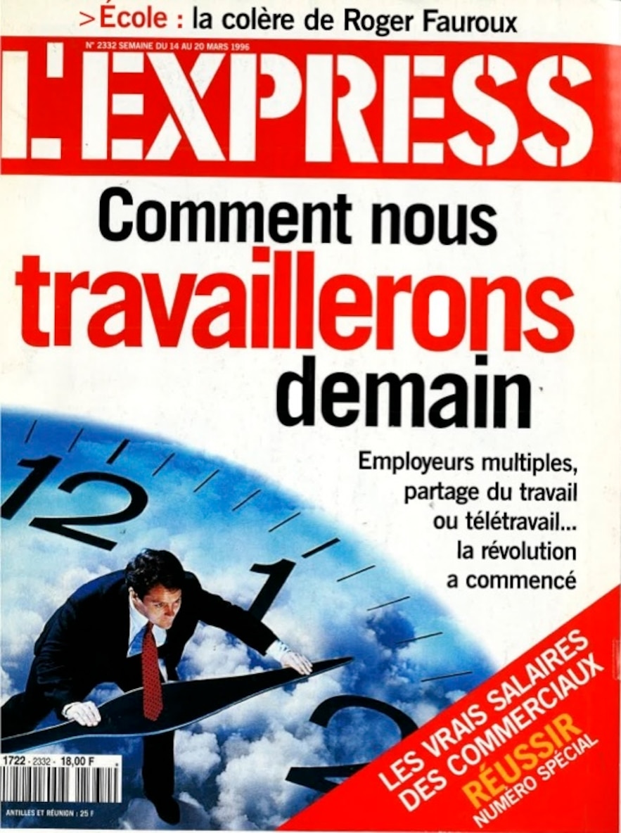 The world of work in full mutation. Express coverage of March 14, 1996