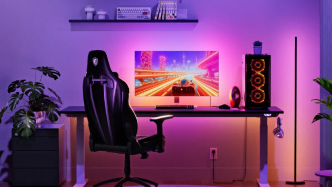 Nanoleaf offered the RGB solution behind the new monitor.