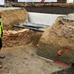 A 16th century well is hidden under these busy terraces