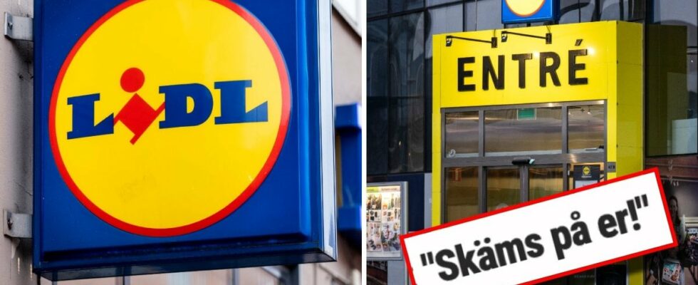 Anger toward Lidl after the draw in the new store