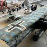 Antique Fokker hunting plane from German Farers Barn returns to