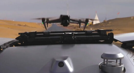 BYD and DJI develop a drone take off platform for