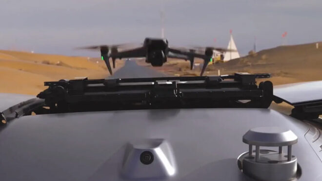 BYD and DJI develop a drone take off platform for