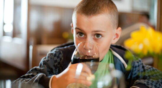 Before this age making your children taste alcohol is really