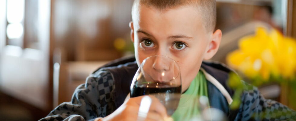 Before this age making your children taste alcohol is really