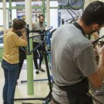 Bicycle repair workshops an economic and ecological alternative