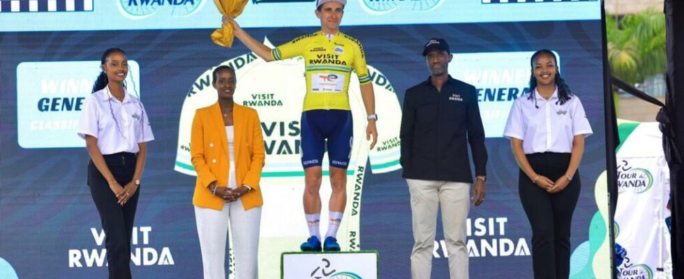 Cycling French Doubey wins the Tour du Rwanda the last