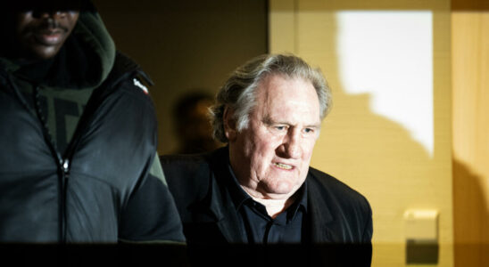 France Gerard Depardieu in front of the court on the