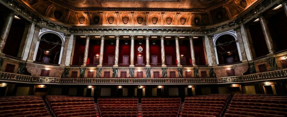 France the Versailles congress hall exceptionally opened to the general