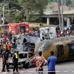 Gas loaded tanker exploded in Nigeria 4 dead 14 injured