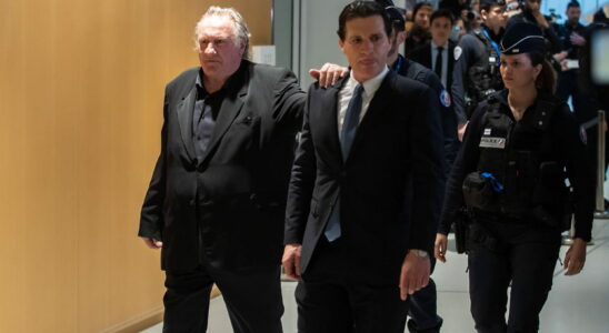 Gerard Depardieu trial Anouk Grinberg expelled cancellation request First day