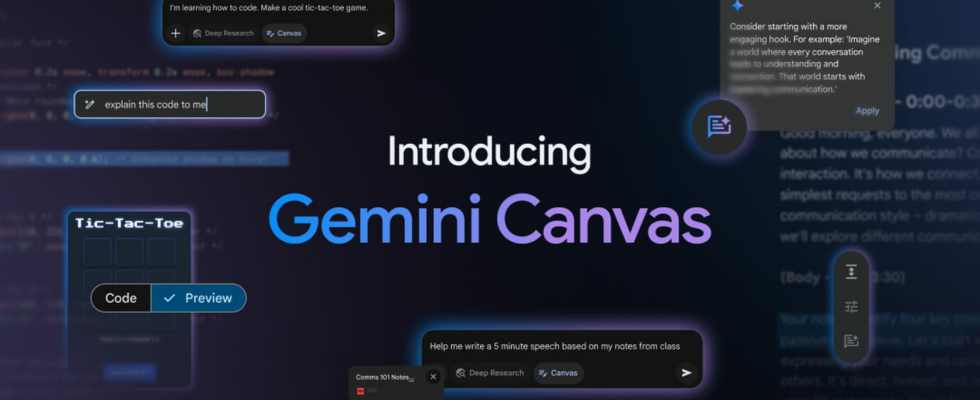 Google improves Gemini with a new interactive publishing tool