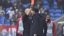 In the French Football League coach is a fierce ban