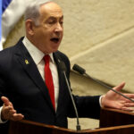 Israel Benyamin Netanyahu taunted by relatives of hostages from October