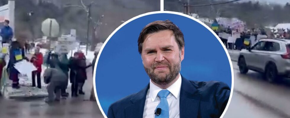 JD Vance is mocked on the ski holiday in Vermont