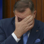 Milorad Dodik political leader of Bosnia Serbs targeted by a