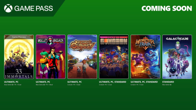 New Games to be added to the Game Pass Library