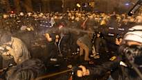 Police fired protesters with rubber bullets and tears protests