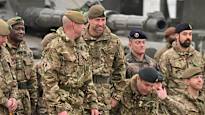 Prince William met Estonia and British troops 200 kilometers from