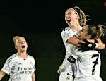 Real Madrid near the historic semi final in women