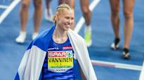 Saga Vanninen in her element after her magnificent European Championship Mani