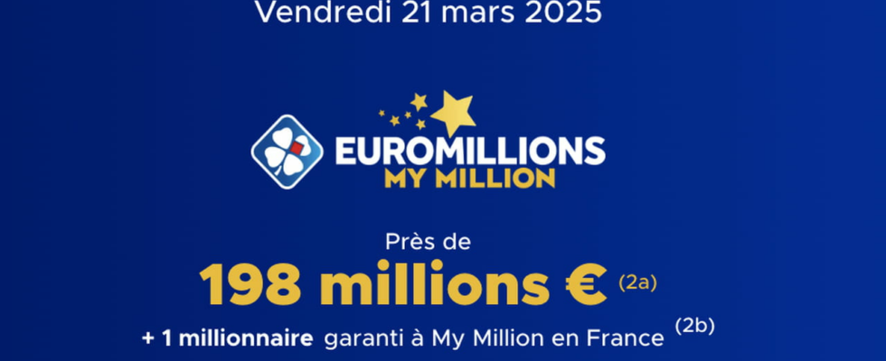 The draw of this Friday March 21 2025 198 million