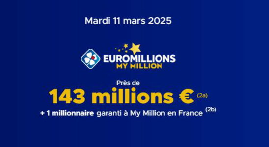 The draw of this March 11 2025 143 million euros