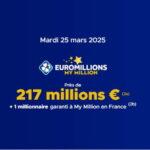 The draw of this Tuesday March 25 2025 217 million