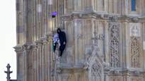 The man organized a protest trick at the Big Ben