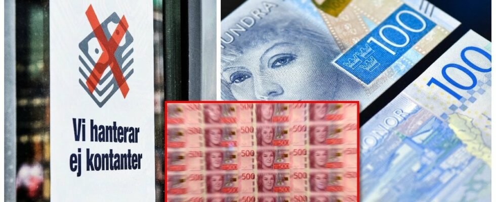 The number of cash can increase in Sweden