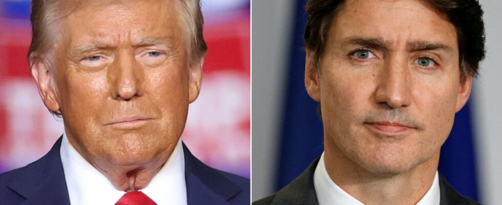 This confrontation to which Donald Trump and Justin Trudeau