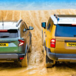 Toyota Land Cruiser and Dacia Duster were confronted in the