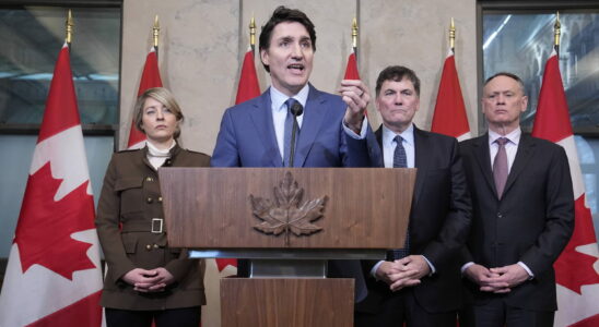 Trudeau pays Trump in a solemn speech he reacts with