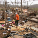 United States dozens of deaths because of violent storms and