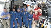 Video Astronauts finally started their home trip after delays Brief