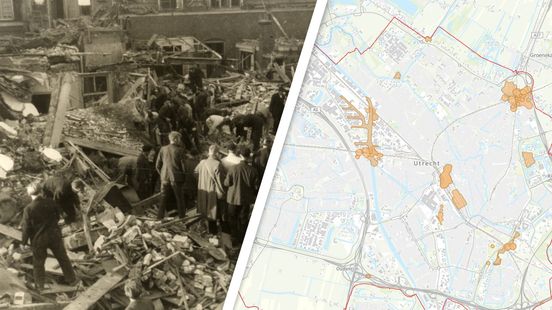 Where are not exploded WWII bombs in Utrecht New card