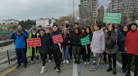 World Obesity Day today Kadikoy people walked for awareness…